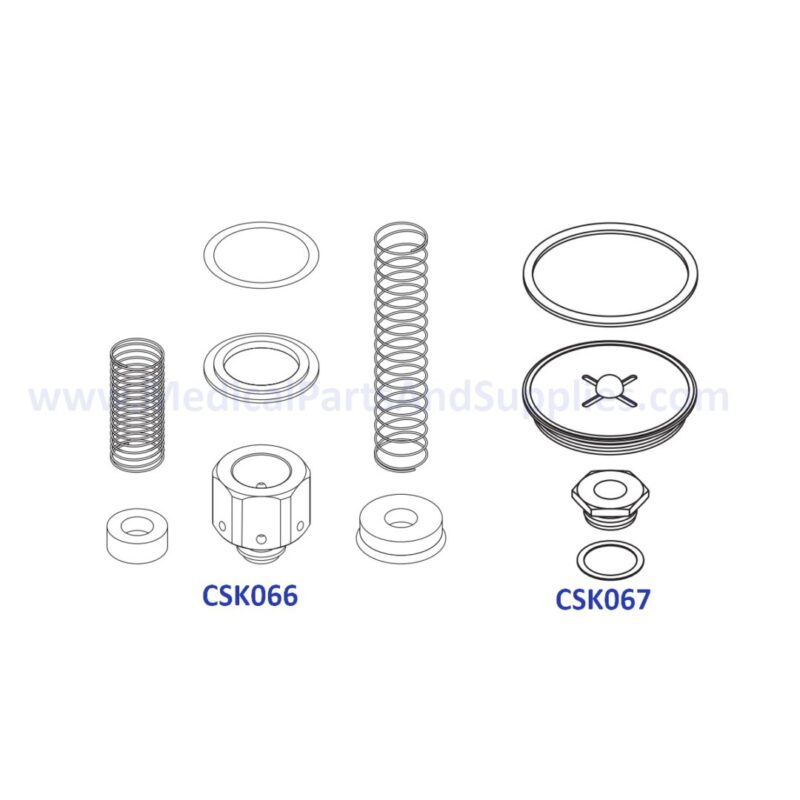 PM Pack (Steam Trap and Check Valve) for the Getinge/Castle® Sterilizer 3522, Part CSP069