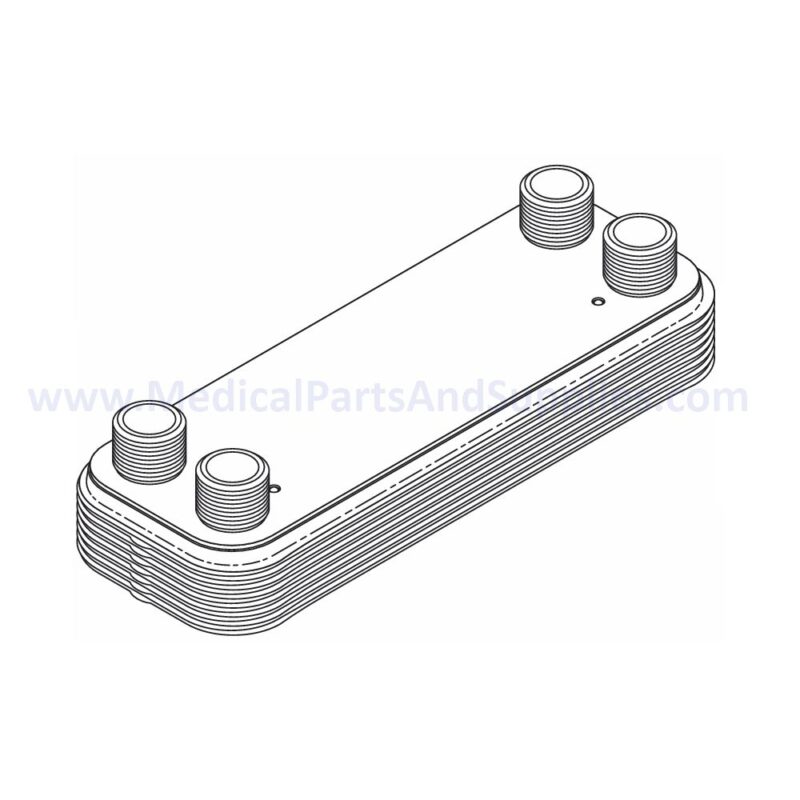 Heat Exchanger for the AMSCO/STERIS® Century V136, Part AMX290 (OEM Part 136816-022)
